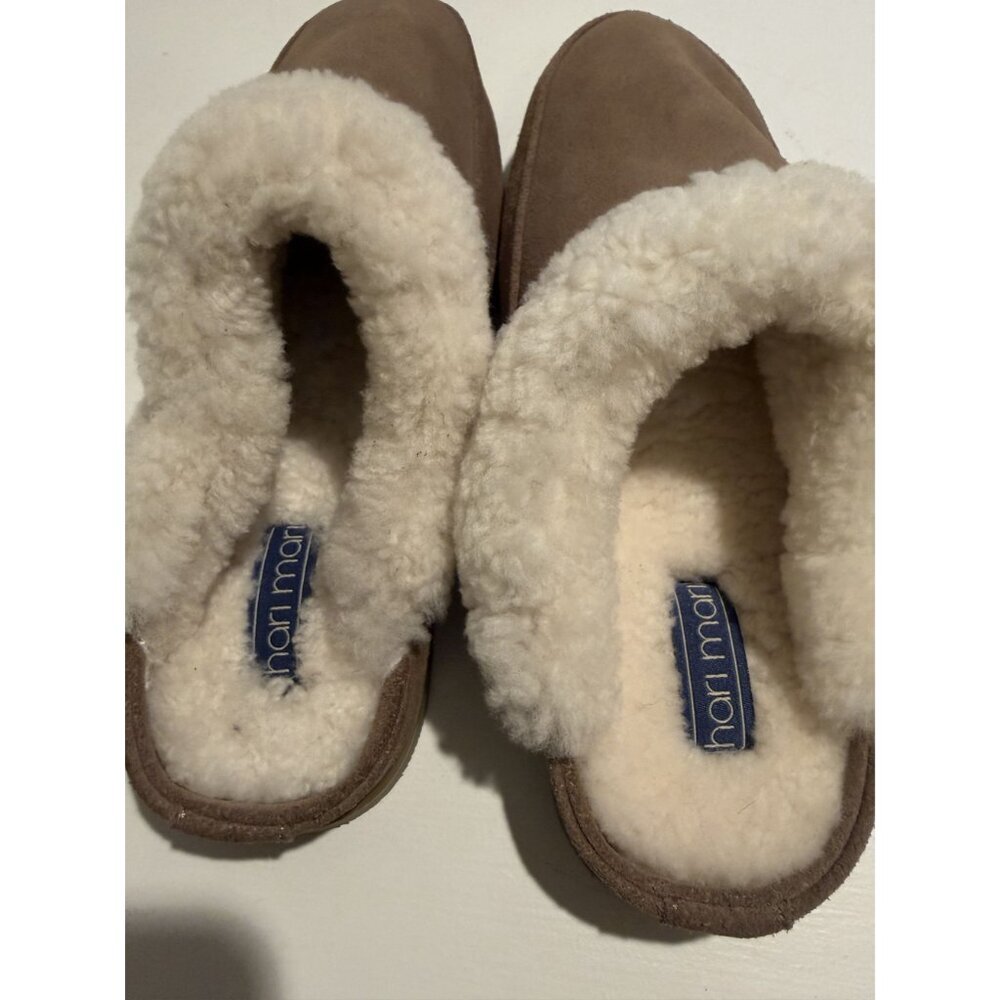 NEW Hari Mari Womens Tia Mule Slippers Indoor Outdoor Brown Size US 7 $150 [jb] - Picture 7 of 16